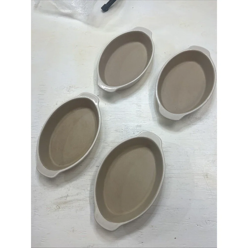 Pampered Chef Family Heritage Stoneware Oval Baker 9.5